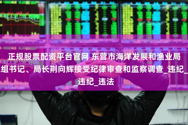 正规股票配资平台官网 东营市海洋发展和渔业局原党组书记、局长荆向辉接受纪律审查和监察调查_违纪_违法